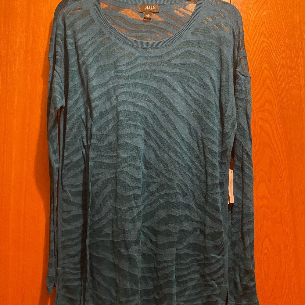 Zebra print top